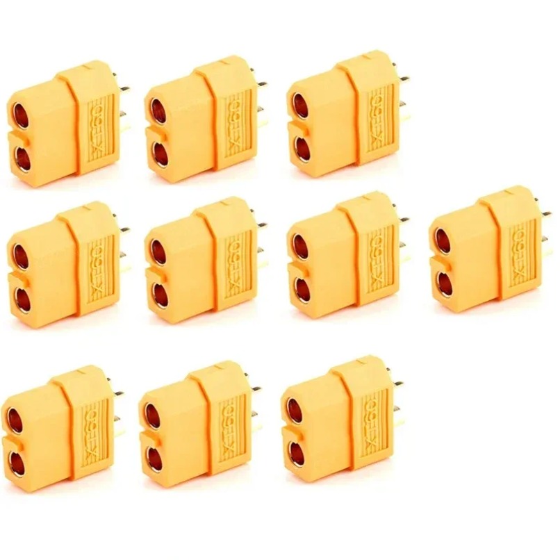 Drone Battery Connector - Разъемы XT60 (штекер/гнездо), 10 пар, для