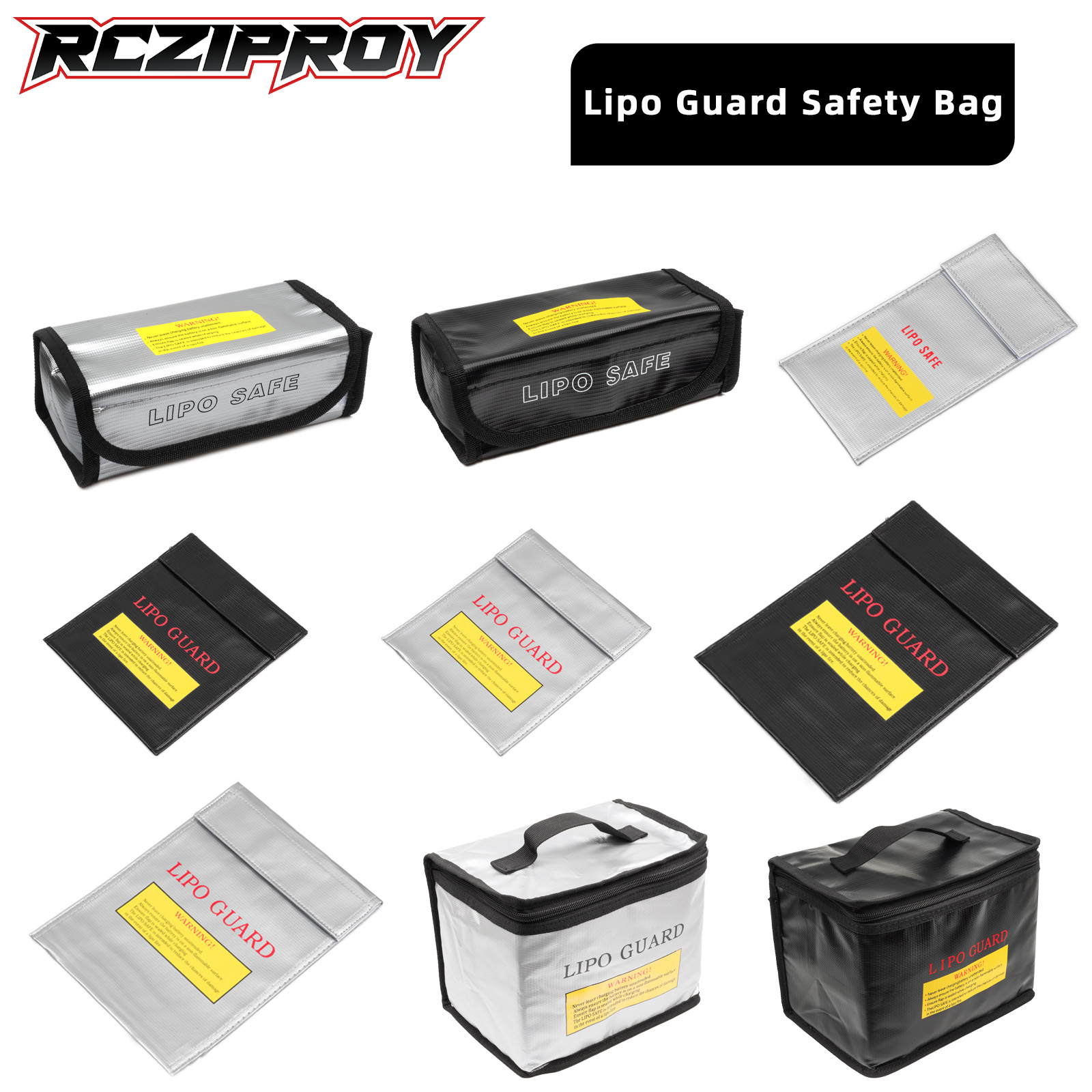 Drone Battery Bag - Огнеупорный взрывозащищенный защитный мешок RCZIPROY для