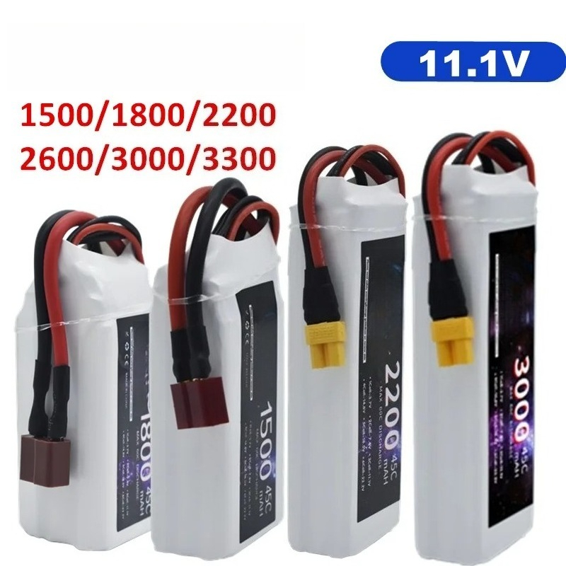 Drone Battery Li-Ion - LiPo аккумулятор 3S 1500мАч 1800мАч 2200мАч