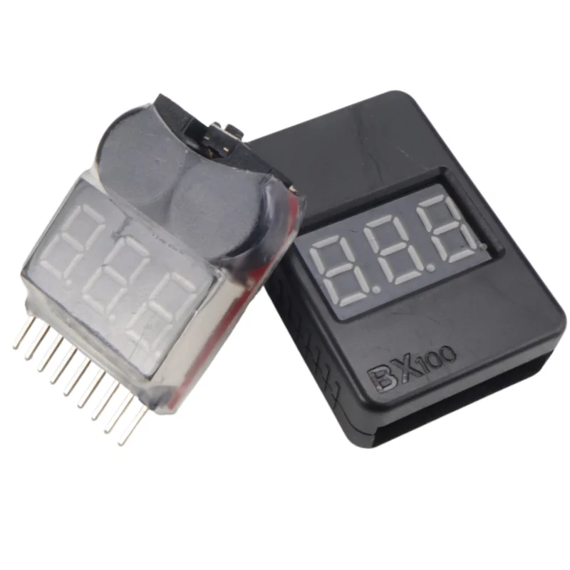 Drone Battery Voltage Checker - 1-8S Lipo тестер напряжения батареи низкого