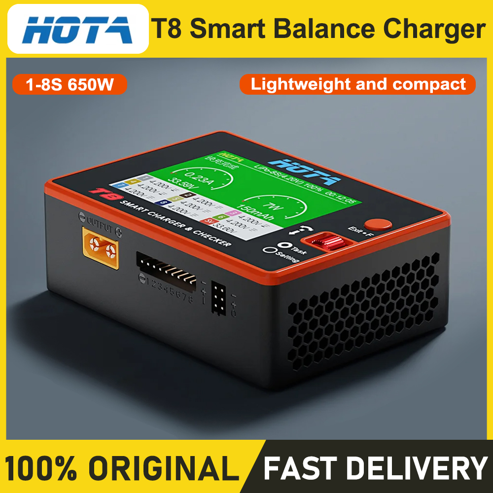 Drone Battery Smart - Умное зарядное устройство HOTA T8 для