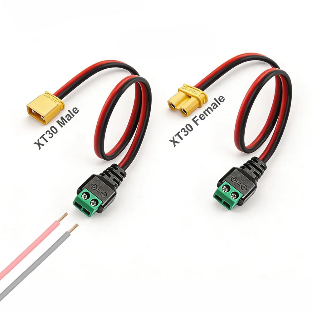 Drone Battery Connector - Разъем XT30 (папа/мама) с адаптером для