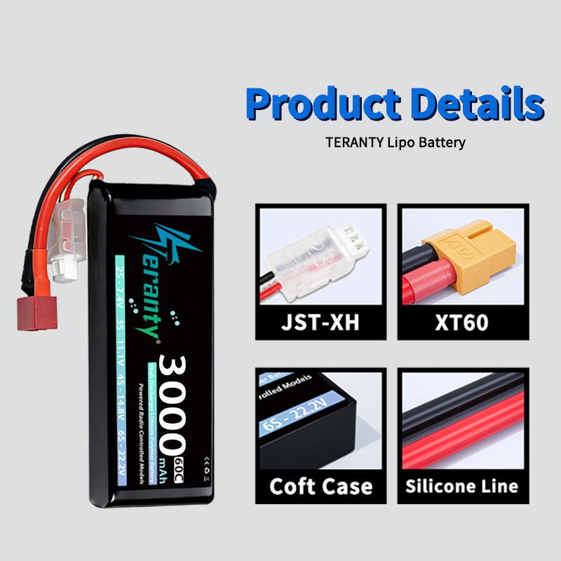 Аккумулятор LiPo TERANTY 2S 30 – обзор и цена Drone Battery Connector