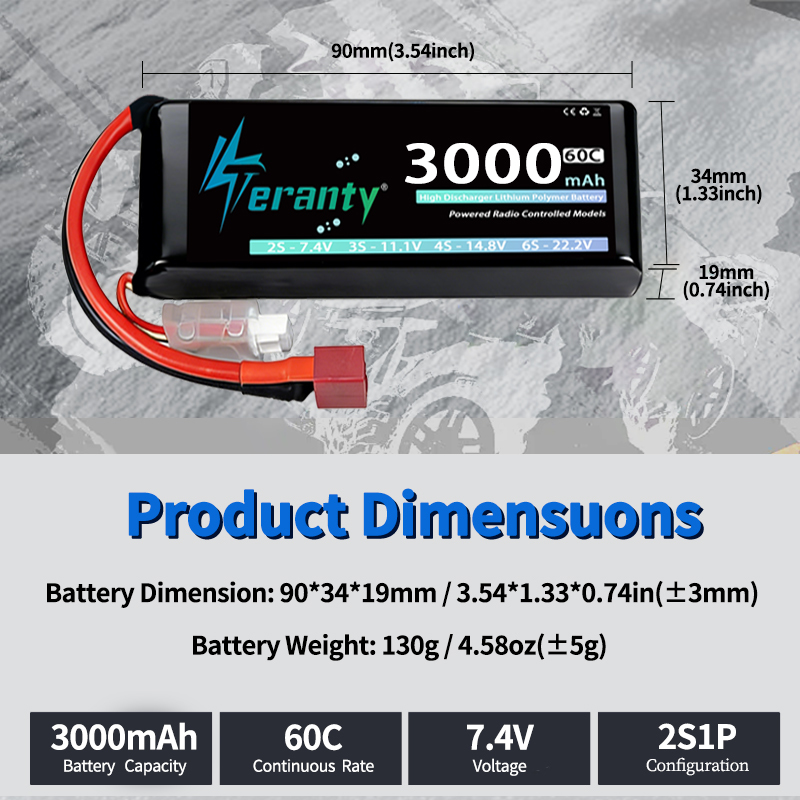 Аккумулятор LiPo TERANTY 2S 30 – обзор и цена Drone Battery Connector