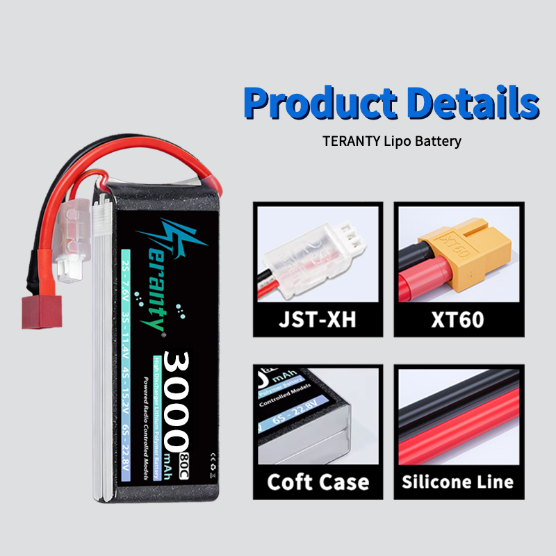 Аккумулятор LiPo TERANTY 2S 30 – обзор и цена Drone Battery Connector