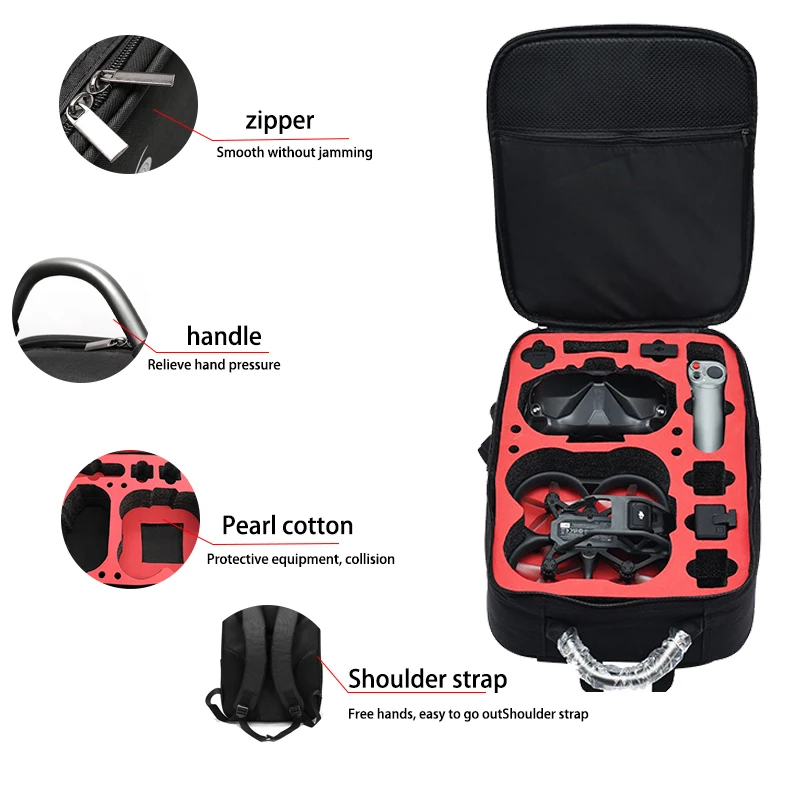 Портативный чехол, рюкзак, ней – обзор и цена Drone Battery Bag