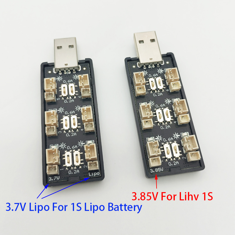 6CH USB 1S LiPo/LiHv 3,7 В/4,2 – обзор и цена Drone Battery Connector