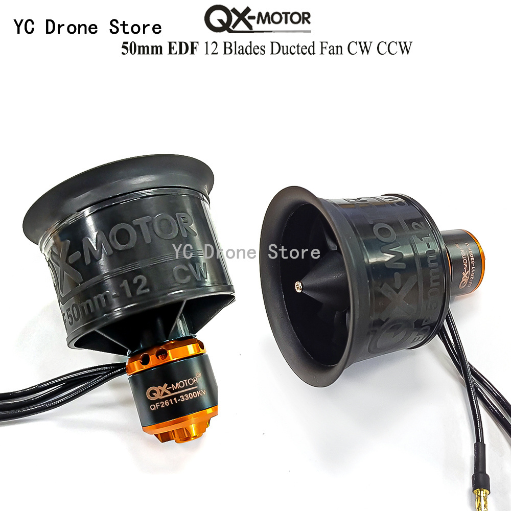 QX-MOTOR 50 мм EDF QF2611 12-л – обзор и цена Drone Battery 3S