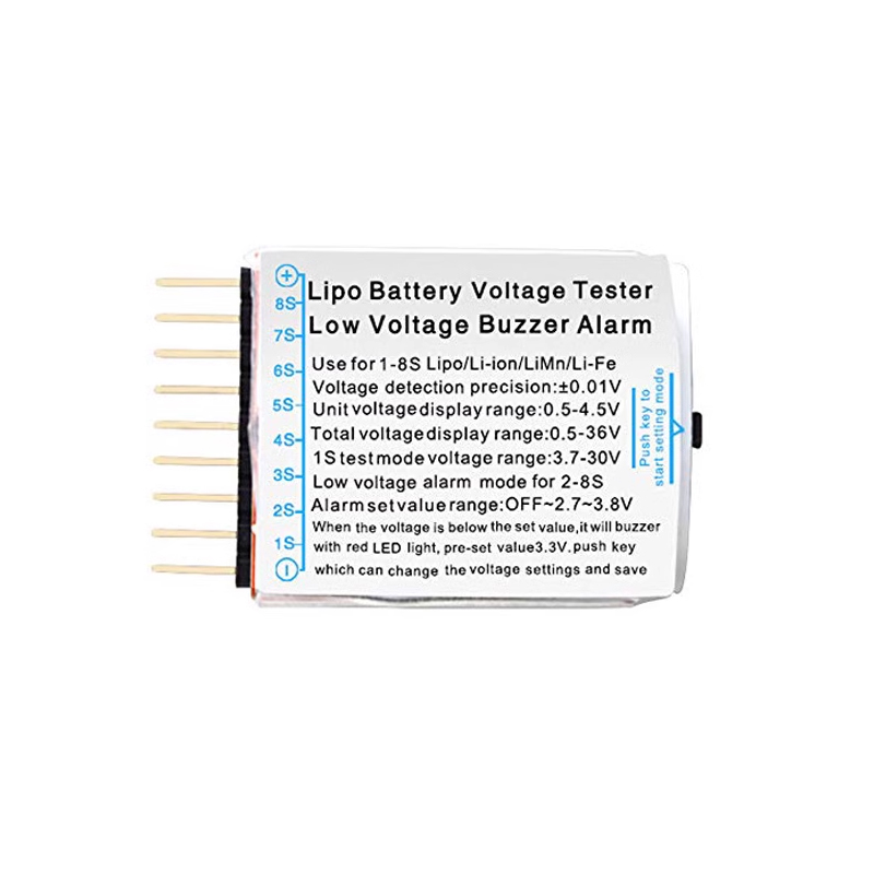 Индикатор низкого напряжения д – обзор и цена Drone Battery Voltage Checker