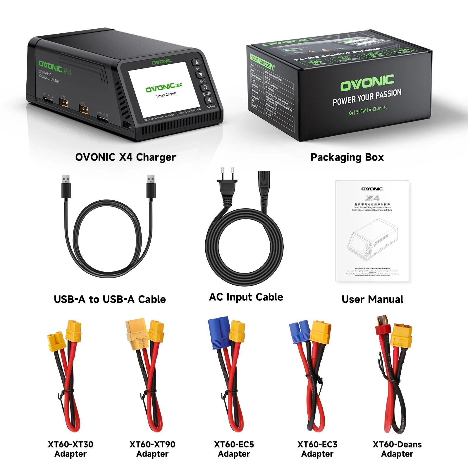Зарядное устройство Ovonic X4  – обзор и цена Drone Battery Smart