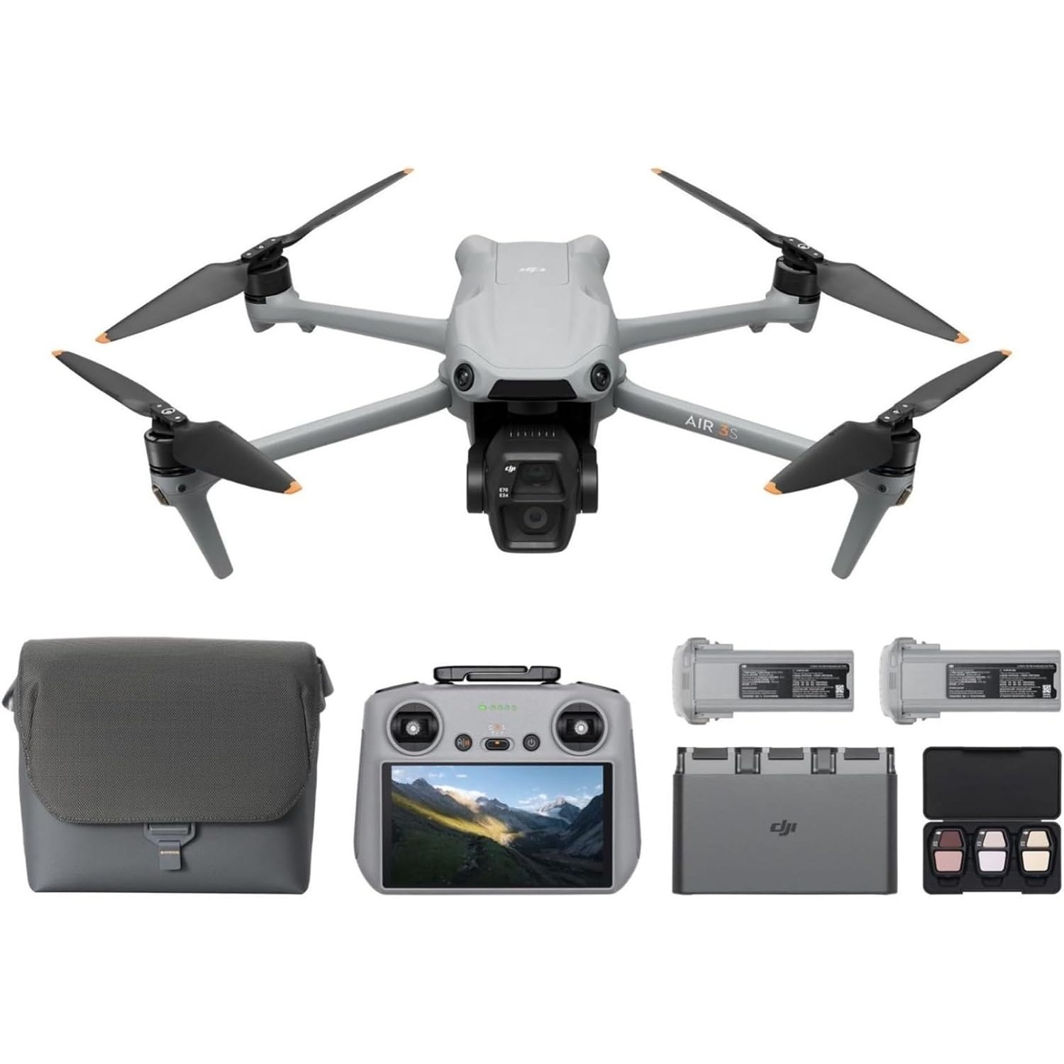 DJI Air 3S Fly More Combo (пул – обзор и цена Drone Battery 3S
