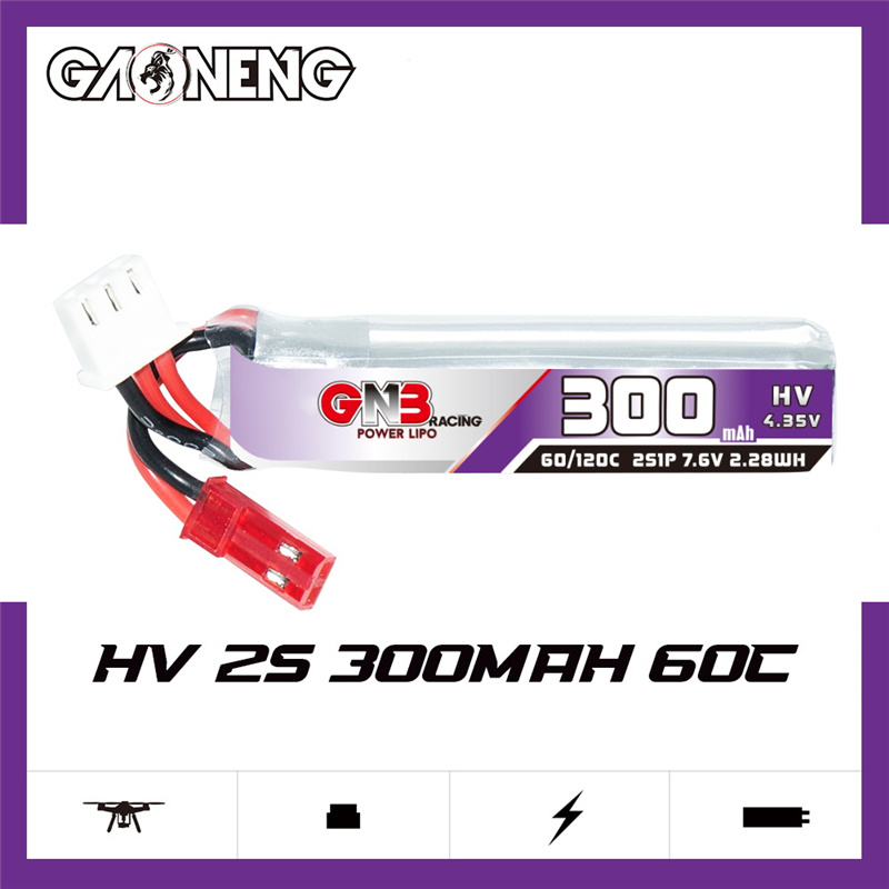 GAONENG GNB 2S 7,6 В 300 мАч 6 – обзор и цена Drone Battery Connector