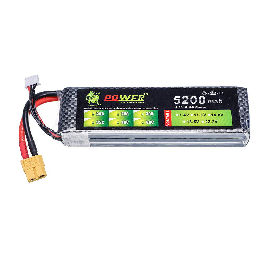 3S 5200 мАч 11,1 В 60C Lipo Ба – обзор и цена Drone Battery 3S